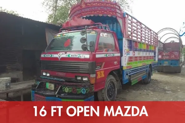 16 FT Open Mazda Truck for rent in Islamabad and Rawalpindi